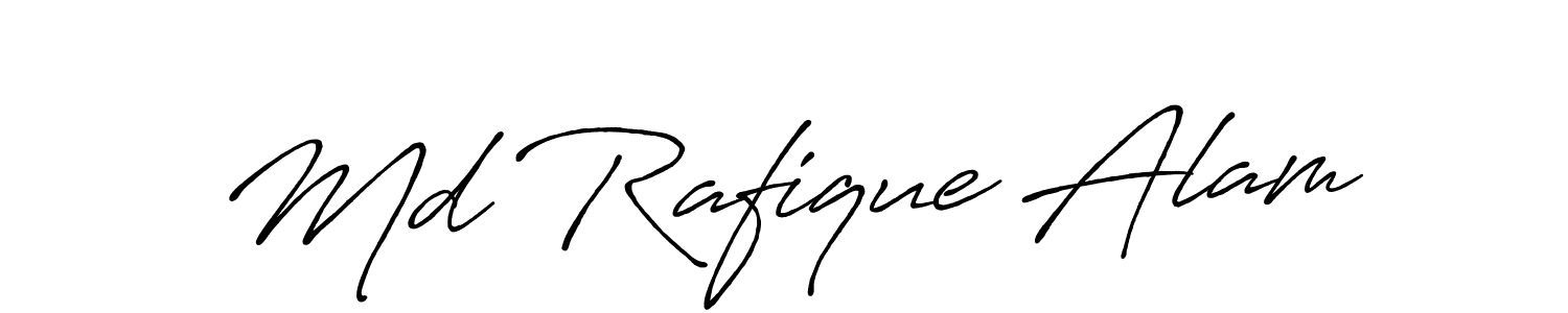 Use a signature maker to create a handwritten signature online. With this signature software, you can design (Antro_Vectra_Bolder) your own signature for name Md Rafique Alam. Md Rafique Alam signature style 7 images and pictures png