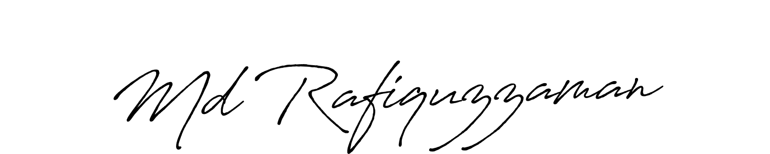 Design your own signature with our free online signature maker. With this signature software, you can create a handwritten (Antro_Vectra_Bolder) signature for name Md Rafiquzzaman. Md Rafiquzzaman signature style 7 images and pictures png