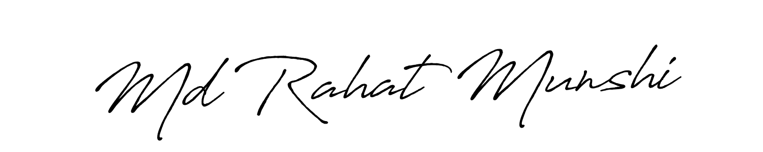 Make a beautiful signature design for name Md Rahat Munshi. Use this online signature maker to create a handwritten signature for free. Md Rahat Munshi signature style 7 images and pictures png