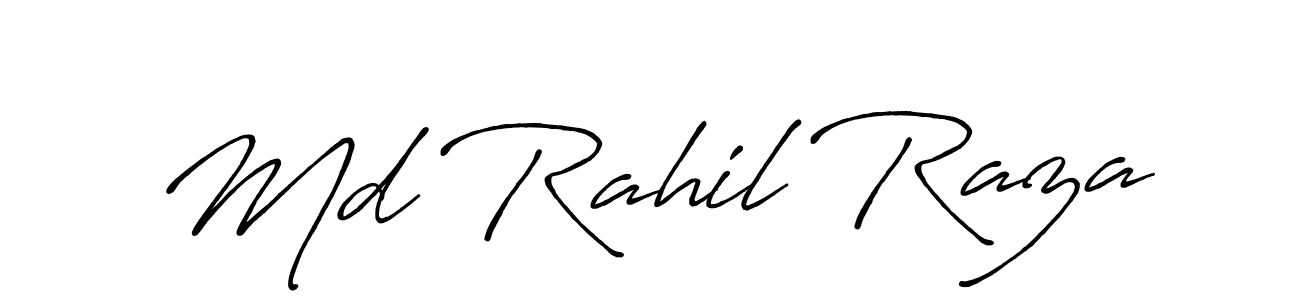 It looks lik you need a new signature style for name Md Rahil Raza. Design unique handwritten (Antro_Vectra_Bolder) signature with our free signature maker in just a few clicks. Md Rahil Raza signature style 7 images and pictures png