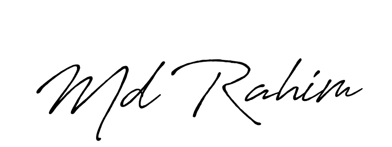 if you are searching for the best signature style for your name Md Rahim. so please give up your signature search. here we have designed multiple signature styles  using Antro_Vectra_Bolder. Md Rahim signature style 7 images and pictures png