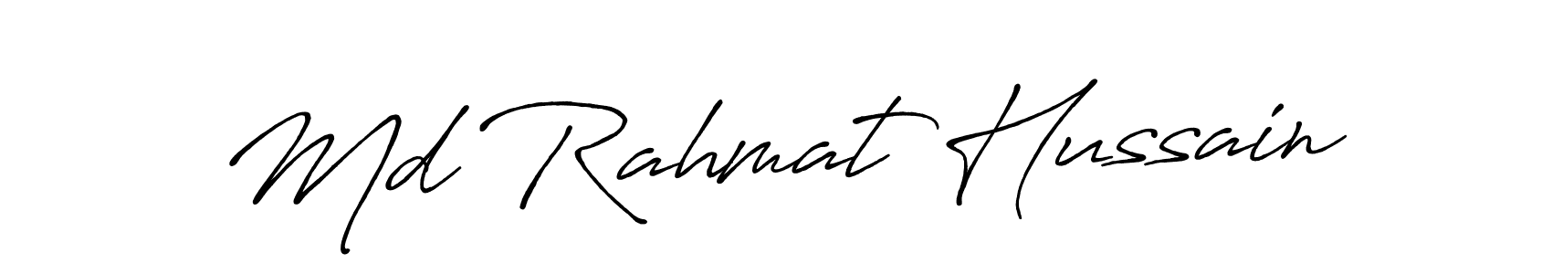 Md Rahmat Hussain stylish signature style. Best Handwritten Sign (Antro_Vectra_Bolder) for my name. Handwritten Signature Collection Ideas for my name Md Rahmat Hussain. Md Rahmat Hussain signature style 7 images and pictures png