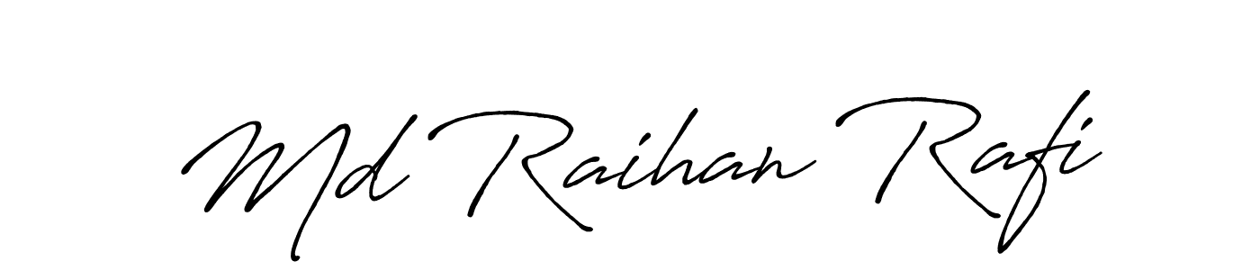 Create a beautiful signature design for name Md Raihan Rafi. With this signature (Antro_Vectra_Bolder) fonts, you can make a handwritten signature for free. Md Raihan Rafi signature style 7 images and pictures png