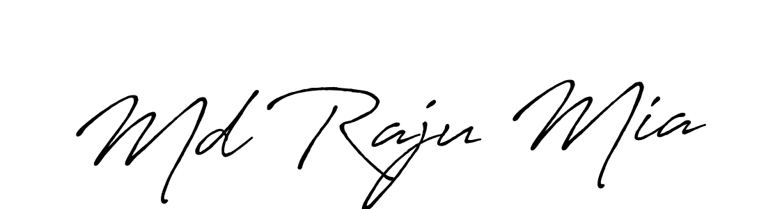 Make a beautiful signature design for name Md Raju Mia. With this signature (Antro_Vectra_Bolder) style, you can create a handwritten signature for free. Md Raju Mia signature style 7 images and pictures png