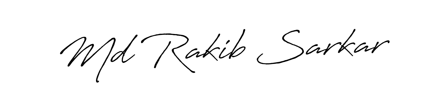 Design your own signature with our free online signature maker. With this signature software, you can create a handwritten (Antro_Vectra_Bolder) signature for name Md Rakib Sarkar. Md Rakib Sarkar signature style 7 images and pictures png