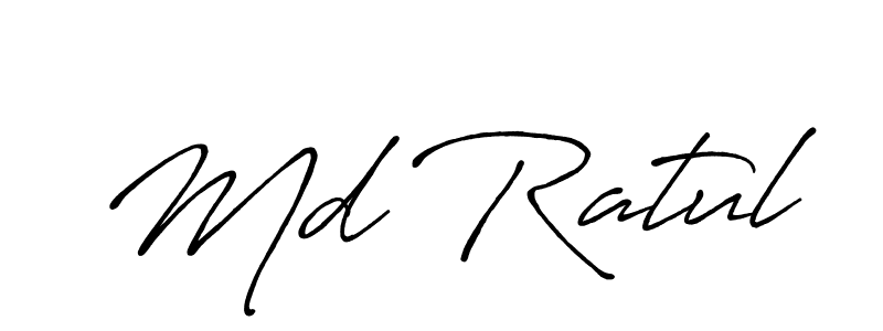 The best way (Antro_Vectra_Bolder) to make a short signature is to pick only two or three words in your name. The name Md Ratul include a total of six letters. For converting this name. Md Ratul signature style 7 images and pictures png