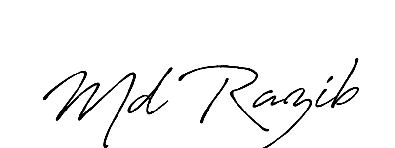 Also You can easily find your signature by using the search form. We will create Md Razib name handwritten signature images for you free of cost using Antro_Vectra_Bolder sign style. Md Razib signature style 7 images and pictures png