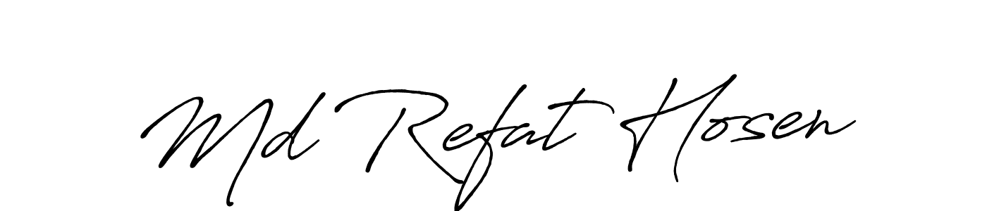 This is the best signature style for the Md Refat Hosen name. Also you like these signature font (Antro_Vectra_Bolder). Mix name signature. Md Refat Hosen signature style 7 images and pictures png