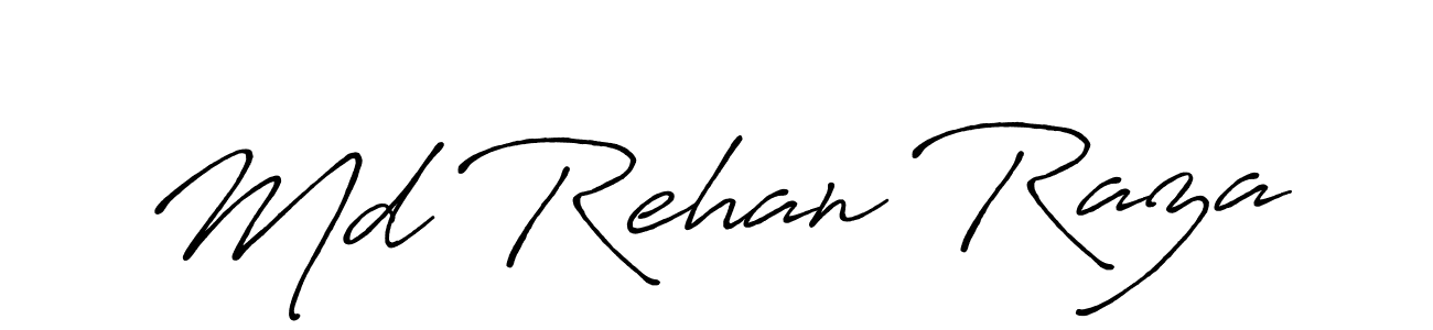 Md Rehan Raza stylish signature style. Best Handwritten Sign (Antro_Vectra_Bolder) for my name. Handwritten Signature Collection Ideas for my name Md Rehan Raza. Md Rehan Raza signature style 7 images and pictures png