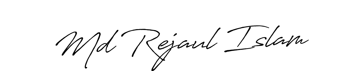 Md Rejaul Islam stylish signature style. Best Handwritten Sign (Antro_Vectra_Bolder) for my name. Handwritten Signature Collection Ideas for my name Md Rejaul Islam. Md Rejaul Islam signature style 7 images and pictures png