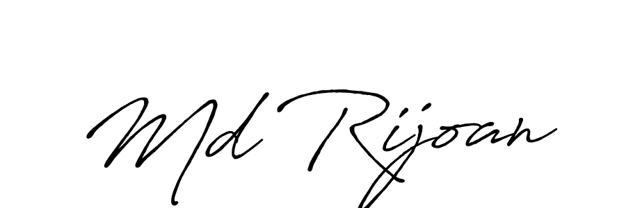 This is the best signature style for the Md Rijoan name. Also you like these signature font (Antro_Vectra_Bolder). Mix name signature. Md Rijoan signature style 7 images and pictures png
