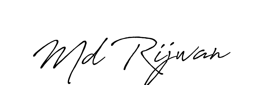 Md Rijwan stylish signature style. Best Handwritten Sign (Antro_Vectra_Bolder) for my name. Handwritten Signature Collection Ideas for my name Md Rijwan. Md Rijwan signature style 7 images and pictures png