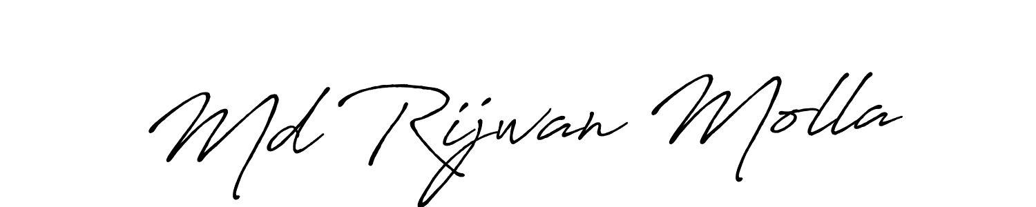 Make a short Md Rijwan Molla signature style. Manage your documents anywhere anytime using Antro_Vectra_Bolder. Create and add eSignatures, submit forms, share and send files easily. Md Rijwan Molla signature style 7 images and pictures png
