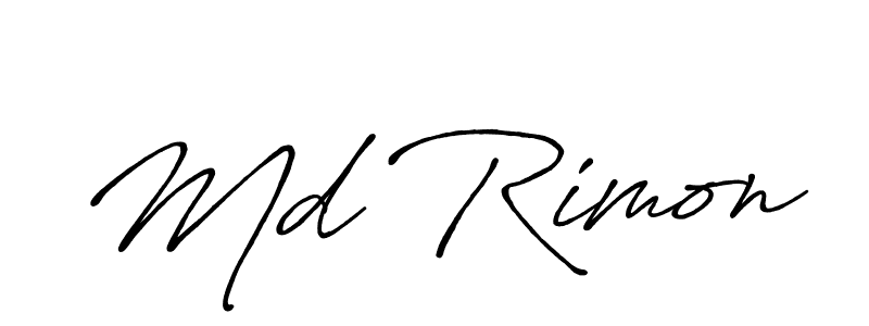 This is the best signature style for the Md Rimon name. Also you like these signature font (Antro_Vectra_Bolder). Mix name signature. Md Rimon signature style 7 images and pictures png