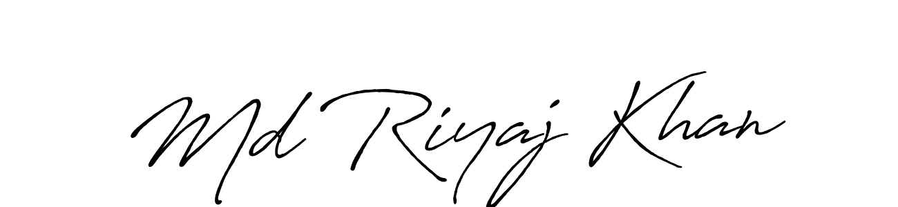 Md Riyaj Khan stylish signature style. Best Handwritten Sign (Antro_Vectra_Bolder) for my name. Handwritten Signature Collection Ideas for my name Md Riyaj Khan. Md Riyaj Khan signature style 7 images and pictures png