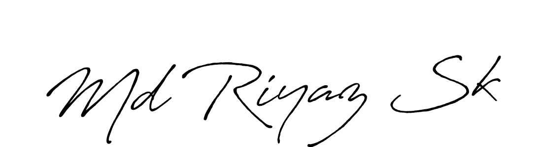 if you are searching for the best signature style for your name Md Riyaz Sk. so please give up your signature search. here we have designed multiple signature styles  using Antro_Vectra_Bolder. Md Riyaz Sk signature style 7 images and pictures png
