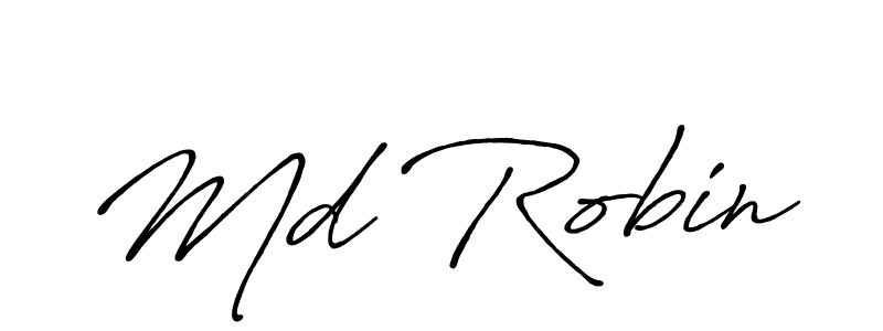 You should practise on your own different ways (Antro_Vectra_Bolder) to write your name (Md Robin) in signature. don't let someone else do it for you. Md Robin signature style 7 images and pictures png