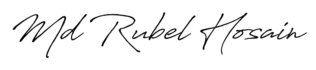 Get inspired by this graceful Antro_Vectra_Bolder signature style for name Md Rubel Hosain. Smooth loops and balanced proportions for everyday use. Md Rubel Hosain signature style 7 images and pictures png