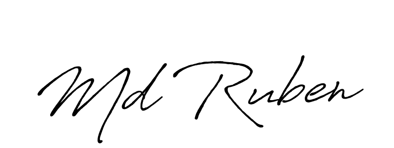 Antro_Vectra_Bolder is a professional signature style that is perfect for those who want to add a touch of class to their signature. It is also a great choice for those who want to make their signature more unique. Get Md Ruben name to fancy signature for free. Md Ruben signature style 7 images and pictures png