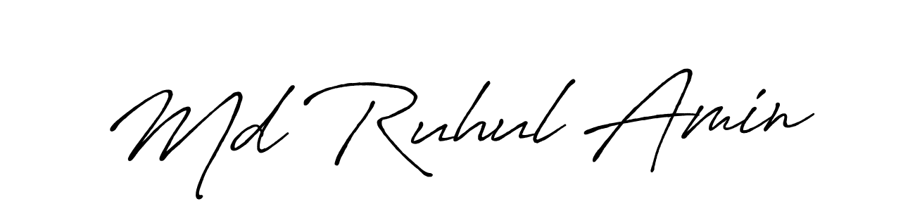 Md Ruhul Amin stylish signature style. Best Handwritten Sign (Antro_Vectra_Bolder) for my name. Handwritten Signature Collection Ideas for my name Md Ruhul Amin. Md Ruhul Amin signature style 7 images and pictures png