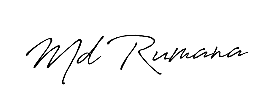 This is the best signature style for the Md Rumana name. Also you like these signature font (Antro_Vectra_Bolder). Mix name signature. Md Rumana signature style 7 images and pictures png
