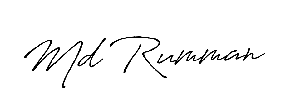 You should practise on your own different ways (Antro_Vectra_Bolder) to write your name (Md Rumman) in signature. don't let someone else do it for you. Md Rumman signature style 7 images and pictures png