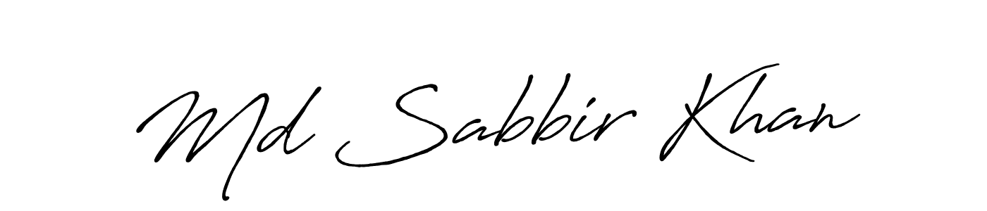 Md Sabbir Khan stylish signature style. Best Handwritten Sign (Antro_Vectra_Bolder) for my name. Handwritten Signature Collection Ideas for my name Md Sabbir Khan. Md Sabbir Khan signature style 7 images and pictures png