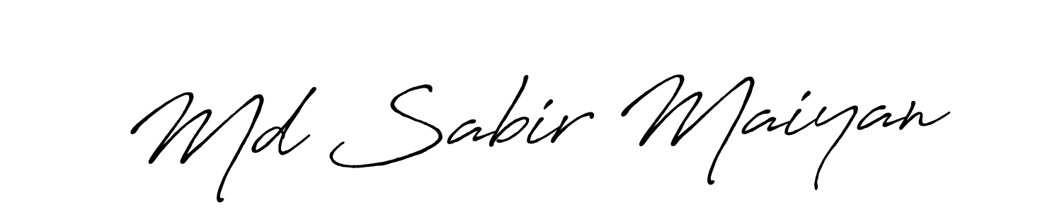 It looks lik you need a new signature style for name Md Sabir Maiyan. Design unique handwritten (Antro_Vectra_Bolder) signature with our free signature maker in just a few clicks. Md Sabir Maiyan signature style 7 images and pictures png