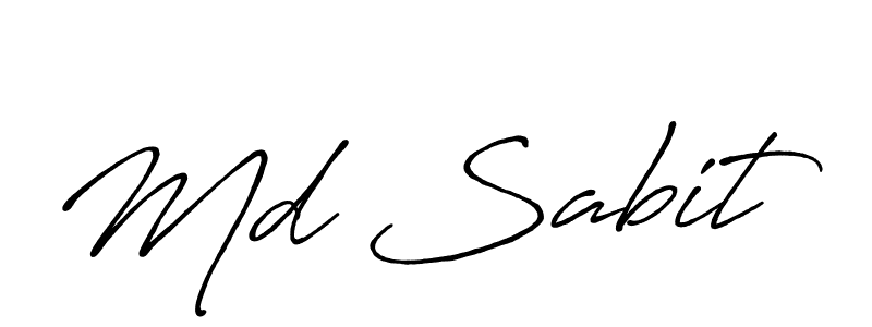 Md Sabit stylish signature style. Best Handwritten Sign (Antro_Vectra_Bolder) for my name. Handwritten Signature Collection Ideas for my name Md Sabit. Md Sabit signature style 7 images and pictures png