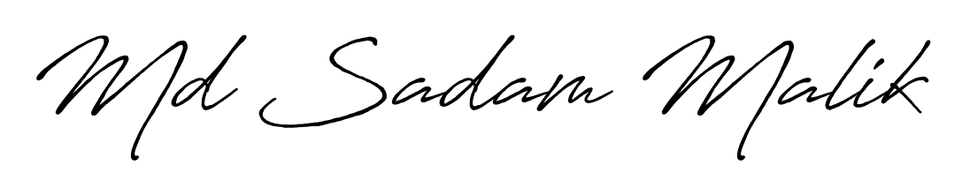 The Antro_Vectra_Bolder lettering style adds unique flourish to name Md Sadam Malik. Stand out with a custom digital autograph made in seconds. Md Sadam Malik signature style 7 images and pictures png