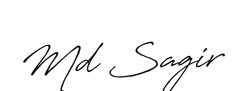 This is the best signature style for the Md Sagir name. Also you like these signature font (Antro_Vectra_Bolder). Mix name signature. Md Sagir signature style 7 images and pictures png