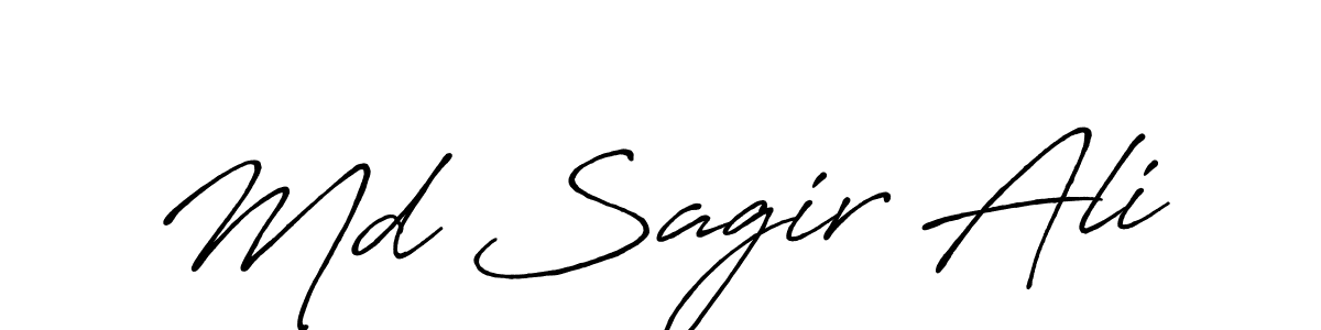 Antro_Vectra_Bolder is a professional signature style that is perfect for those who want to add a touch of class to their signature. It is also a great choice for those who want to make their signature more unique. Get Md Sagir Ali name to fancy signature for free. Md Sagir Ali signature style 7 images and pictures png