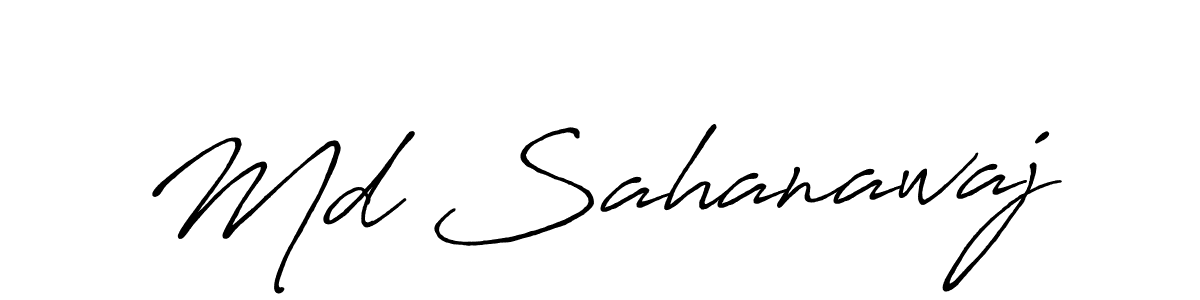 Also You can easily find your signature by using the search form. We will create Md Sahanawaj name handwritten signature images for you free of cost using Antro_Vectra_Bolder sign style. Md Sahanawaj signature style 7 images and pictures png