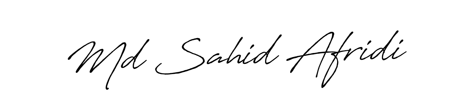Antro_Vectra_Bolder is a professional signature style that is perfect for those who want to add a touch of class to their signature. It is also a great choice for those who want to make their signature more unique. Get Md Sahid Afridi name to fancy signature for free. Md Sahid Afridi signature style 7 images and pictures png