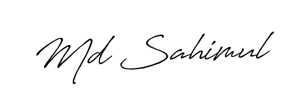 You should practise on your own different ways (Antro_Vectra_Bolder) to write your name (Md Sahimul) in signature. don't let someone else do it for you. Md Sahimul signature style 7 images and pictures png