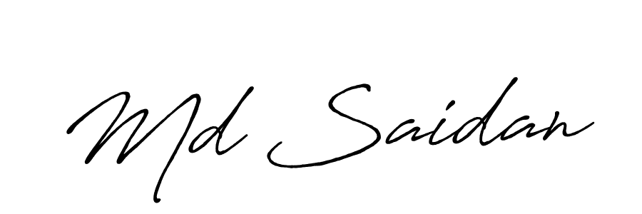 Make a short Md Saidan signature style. Manage your documents anywhere anytime using Antro_Vectra_Bolder. Create and add eSignatures, submit forms, share and send files easily. Md Saidan signature style 7 images and pictures png