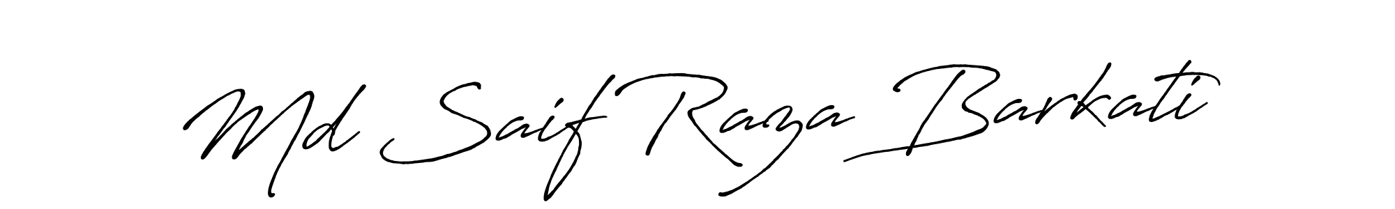 How to make Md Saif Raza Barkati signature? Antro_Vectra_Bolder is a professional autograph style. Create handwritten signature for Md Saif Raza Barkati name. Md Saif Raza Barkati signature style 7 images and pictures png