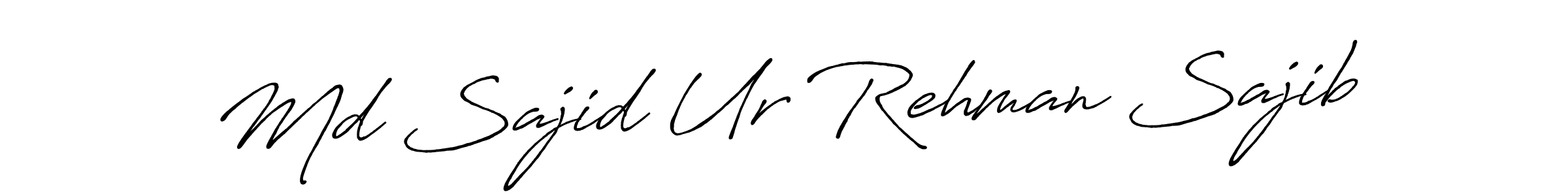 Md Sajid Ur Rehman Sajib stylish signature style. Best Handwritten Sign (Antro_Vectra_Bolder) for my name. Handwritten Signature Collection Ideas for my name Md Sajid Ur Rehman Sajib. Md Sajid Ur Rehman Sajib signature style 7 images and pictures png