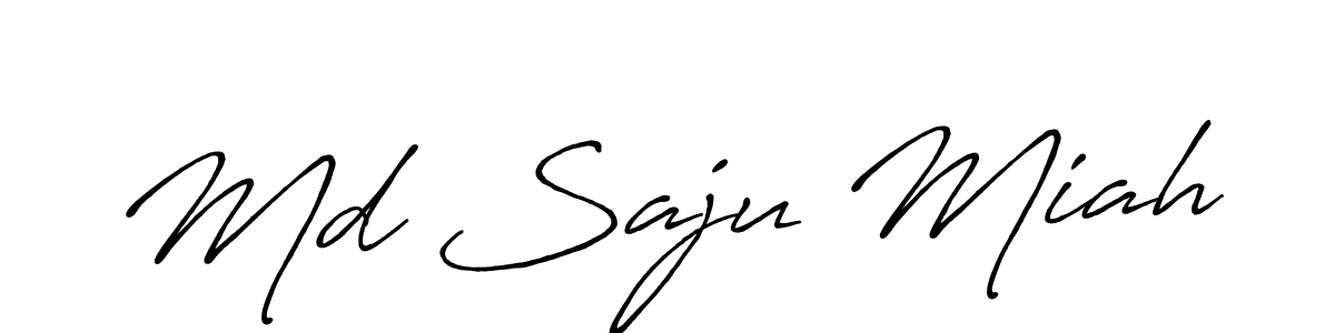 Also You can easily find your signature by using the search form. We will create Md Saju Miah name handwritten signature images for you free of cost using Antro_Vectra_Bolder sign style. Md Saju Miah signature style 7 images and pictures png