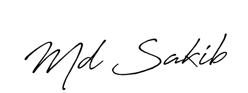 You should practise on your own different ways (Antro_Vectra_Bolder) to write your name (Md Sakib) in signature. don't let someone else do it for you. Md Sakib signature style 7 images and pictures png