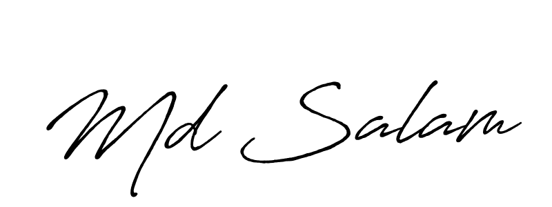 Antro_Vectra_Bolder is a professional signature style that is perfect for those who want to add a touch of class to their signature. It is also a great choice for those who want to make their signature more unique. Get Md Salam name to fancy signature for free. Md Salam signature style 7 images and pictures png