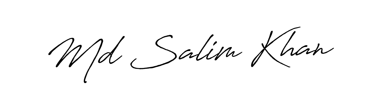 Make a short Md Salim Khan signature style. Manage your documents anywhere anytime using Antro_Vectra_Bolder. Create and add eSignatures, submit forms, share and send files easily. Md Salim Khan signature style 7 images and pictures png