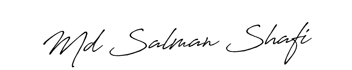 Create a beautiful signature design for name Md Salman Shafi. With this signature (Antro_Vectra_Bolder) fonts, you can make a handwritten signature for free. Md Salman Shafi signature style 7 images and pictures png