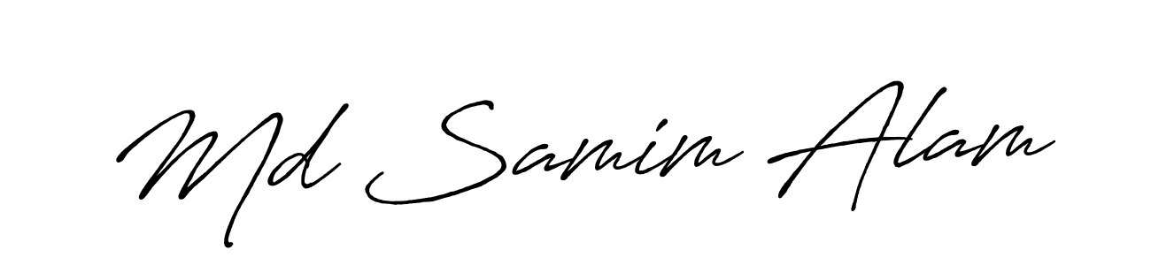 You should practise on your own different ways (Antro_Vectra_Bolder) to write your name (Md Samim Alam) in signature. don't let someone else do it for you. Md Samim Alam signature style 7 images and pictures png