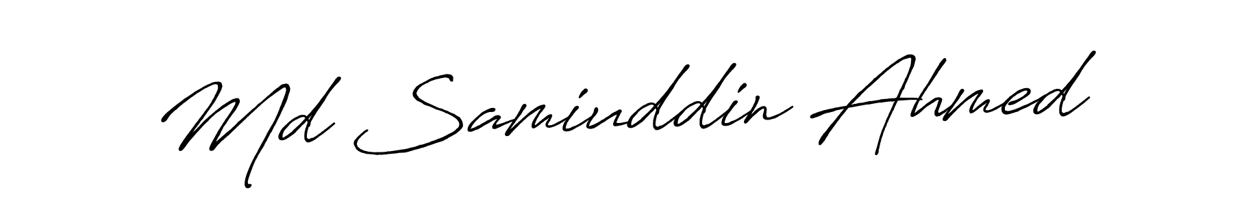 Best and Professional Signature Style for Md Samiuddin Ahmed. Antro_Vectra_Bolder Best Signature Style Collection. Md Samiuddin Ahmed signature style 7 images and pictures png