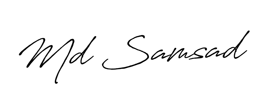 This is the best signature style for the Md Samsad name. Also you like these signature font (Antro_Vectra_Bolder). Mix name signature. Md Samsad signature style 7 images and pictures png