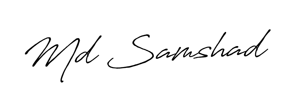 Make a short Md Samshad signature style. Manage your documents anywhere anytime using Antro_Vectra_Bolder. Create and add eSignatures, submit forms, share and send files easily. Md Samshad signature style 7 images and pictures png