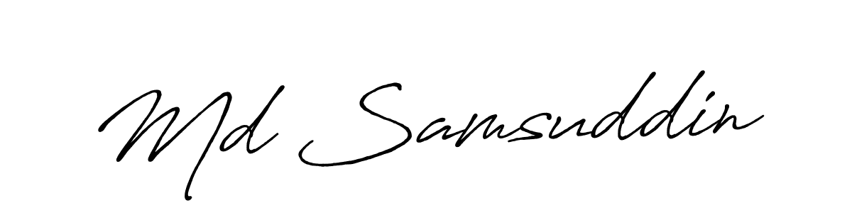 if you are searching for the best signature style for your name Md Samsuddin. so please give up your signature search. here we have designed multiple signature styles  using Antro_Vectra_Bolder. Md Samsuddin signature style 7 images and pictures png