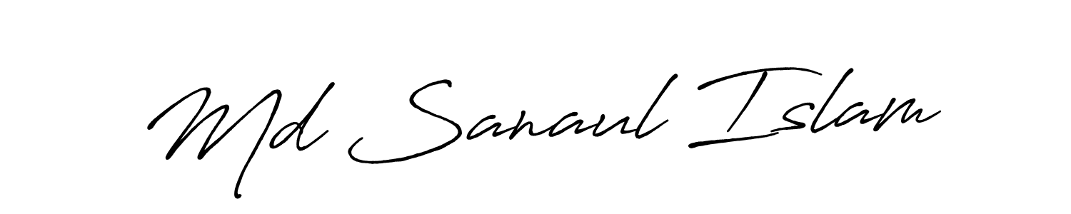 It looks lik you need a new signature style for name Md Sanaul Islam. Design unique handwritten (Antro_Vectra_Bolder) signature with our free signature maker in just a few clicks. Md Sanaul Islam signature style 7 images and pictures png