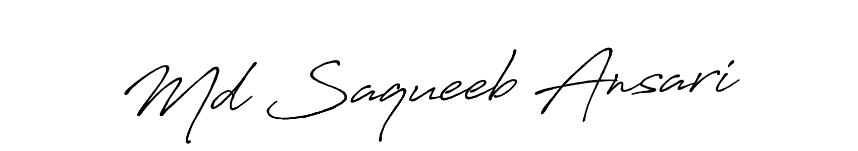 Make a beautiful signature design for name Md Saqueeb Ansari. Use this online signature maker to create a handwritten signature for free. Md Saqueeb Ansari signature style 7 images and pictures png